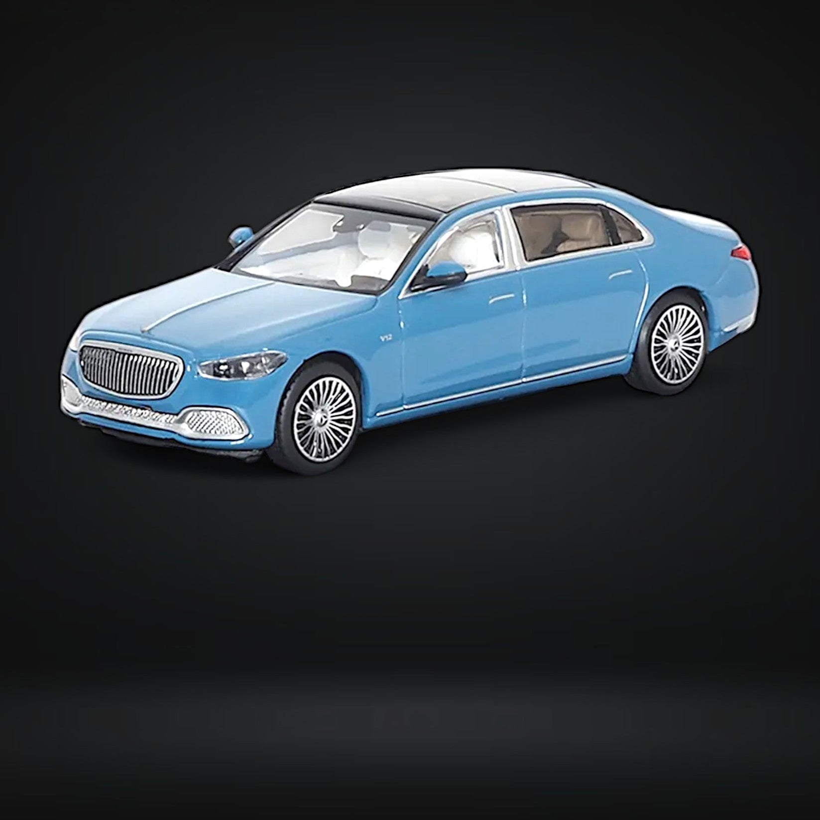 Mercedes-Benz 2021 Maybach W223 Blue Licensed Product 1:64 by AR BOX 2